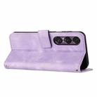 For Sony Xperia 1 VII Dream Triangle Leather Phone Case with Lanyard(Purple) - 3