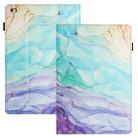 For iPad 9.7 2017 2018 Sewing Litchi Texture Smart Leather Tablet Case(Oil Painting) - 1