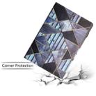 For iPad 9.7 2017 2018 Sewing Litchi Texture Smart Leather Tablet Case(Marble) - 7