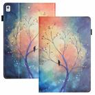 For iPad 10.5 2019 Sewing Litchi Texture Smart Leather Tablet Case(Oil Painting Tree) - 1