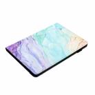 For iPad mini 2021 / mini 6 Sewing Litchi Texture Smart Leather Tablet Case(Oil Painting) - 4