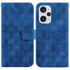 For Xiaomi Poco F5 / Note 12 Turbo Double 8-shaped Embossed Leather Phone Case(Blue) - 1