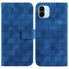 For Xiaomi Redmi A1 / A2 Double 8-shaped Embossed Leather Phone Case(Blue) - 1