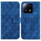 For Xiaomi 13 Pro Double 8-shaped Embossed Leather Phone Case(Blue) - 1