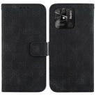 For Xiaomi Redmi 10C Double 8-shaped Embossed Leather Phone Case(Black) - 1