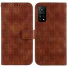 For Xiaomi Mi 10T Pro 5G / Mi 10T 5G Double 8-shaped Embossed Leather Phone Case(Brown) - 1