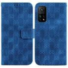For Xiaomi Mi 10T Pro 5G / Mi 10T 5G Double 8-shaped Embossed Leather Phone Case(Blue) - 1
