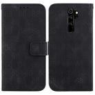 For Xiaomi Redmi Note 8 Pro Double 8-shaped Embossed Leather Phone Case(Black) - 1