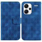 For Xiaomi Redmi Note 13 Pro+ 5G Double 8-shaped Embossed Leather Phone Case(Blue) - 1