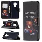 For Nokia 5.3 Colored Drawing Pattern Horizontal Flip Leather Case with Holder & Card Slots & Wallet(Bear) - 1