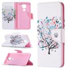 For Xiaomi Redmi Note 9 Colored Drawing Pattern Horizontal Flip Leather Case with Holder & Card Slots & Wallet(Little Tree) - 1