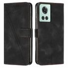 For OnePlus 10T / Ace 5G Dream Triangle Leather Phone Case with Lanyard(Black) - 1