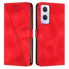 For OnePlus Nord N20 5G Dream Triangle Leather Phone Case with Lanyard(Red) - 1