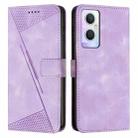 For OnePlus Nord N20 5G Dream Triangle Leather Phone Case with Lanyard(Purple) - 1