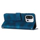 For OnePlus 13T Dream Triangle Leather Phone Case with Lanyard(Blue) - 3