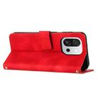For OnePlus 13T Dream Triangle Leather Phone Case with Lanyard(Red) - 3