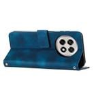 For OnePlus 13R Dream Triangle Leather Phone Case with Lanyard(Blue) - 3