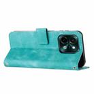 For vivo Y28 4G Dream Triangle Leather Phone Case with Lanyard(Green) - 3