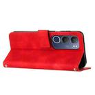 For vivo Y19s Dream Triangle Leather Phone Case with Lanyard(Red) - 3