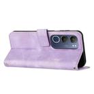 For vivo Y19s Dream Triangle Leather Phone Case with Lanyard(Purple) - 3