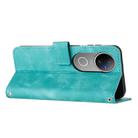 For vivo V50 Dream Triangle Leather Phone Case with Lanyard(Green) - 3