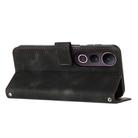 For vivo V50 Lite Dream Triangle Leather Phone Case with Lanyard(Black) - 3