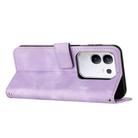 For vivo Y29 4G Dream Triangle Leather Phone Case with Lanyard(Purple) - 3