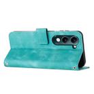 For vivo Y29s 5G / Y04 4G Dream Triangle Leather Phone Case with Lanyard(Green) - 3