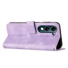 For vivo Y29s 5G / Y04 4G Dream Triangle Leather Phone Case with Lanyard(Purple) - 3