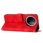 For vivo Y39 5G Global Dream Triangle Leather Phone Case with Lanyard(Red) - 3
