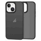 For iPhone 14 Brilliant Series Micro-frosted Anti-fingerprint PC Phone Case(Black) - 1