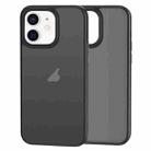 For iPhone 12 / 12 Pro Brilliant Series Micro-frosted Anti-fingerprint PC Phone Case(Black) - 1