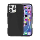 For iPhone 16 Pro Max Rubber Oil Surface Solid Color Phone Case(Black) - 1