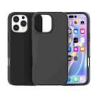 For iPhone 16 Pro Max Rubber Oil Surface Solid Color Phone Case(Black) - 3