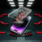 For iPhone 15 Pro Easy Install Matte Armor Tempered Glass Film - 3