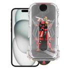 For iPhone 15 Plus Easy Install Matte Armor Tempered Glass Film - 1