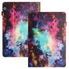 For Huawei MediaPad T5 10 Sewing Litchi Texture Smart Leather Tablet Case(Starry Sky) - 1