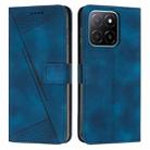 For Honor X5b / X5b Plus Dream Triangle Leather Phone Case with Lanyard(Blue) - 1