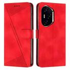 For Honor 300 Pro / 300 Ultra Dream Triangle Leather Phone Case with Lanyard(Red) - 1