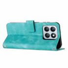 For Honor X8c 4G Dream Triangle Leather Phone Case with Lanyard(Green) - 3