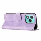 For Honor 400 Lite Dream Triangle Leather Phone Case with Lanyard(Purple) - 3