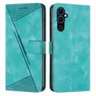 For Tecno Pova Neo 2 Dream Triangle Leather Phone Case with Lanyard(Green) - 1