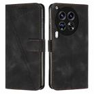 For Tecno Camon 30 Premier Dream Triangle Leather Phone Case with Lanyard(Black) - 1