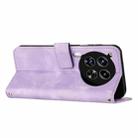 For Tecno Camon 30 4G / 5G Dream Triangle Leather Phone Case with Lanyard(Purple) - 3