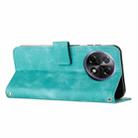 For Tecno Camon 30S Dream Triangle Leather Phone Case with Lanyard(Green) - 3
