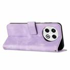 For Tecno Spark 30 Pro Dream Triangle Leather Phone Case with Lanyard(Purple) - 3