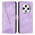 For Tecno Spark 30 4G Dream Triangle Leather Phone Case with Lanyard(Purple) - 1