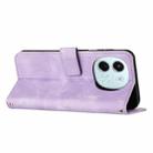 For Tecno Spark 30 5G Dream Triangle Leather Phone Case with Lanyard(Purple) - 3