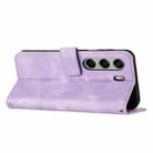 For Tecno Camon 40 4G Dream Triangle Leather Phone Case with Lanyard(Purple) - 3