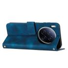 For Tecno Camon 40 Premier Dream Triangle Leather Phone Case with Lanyard(Blue) - 3
